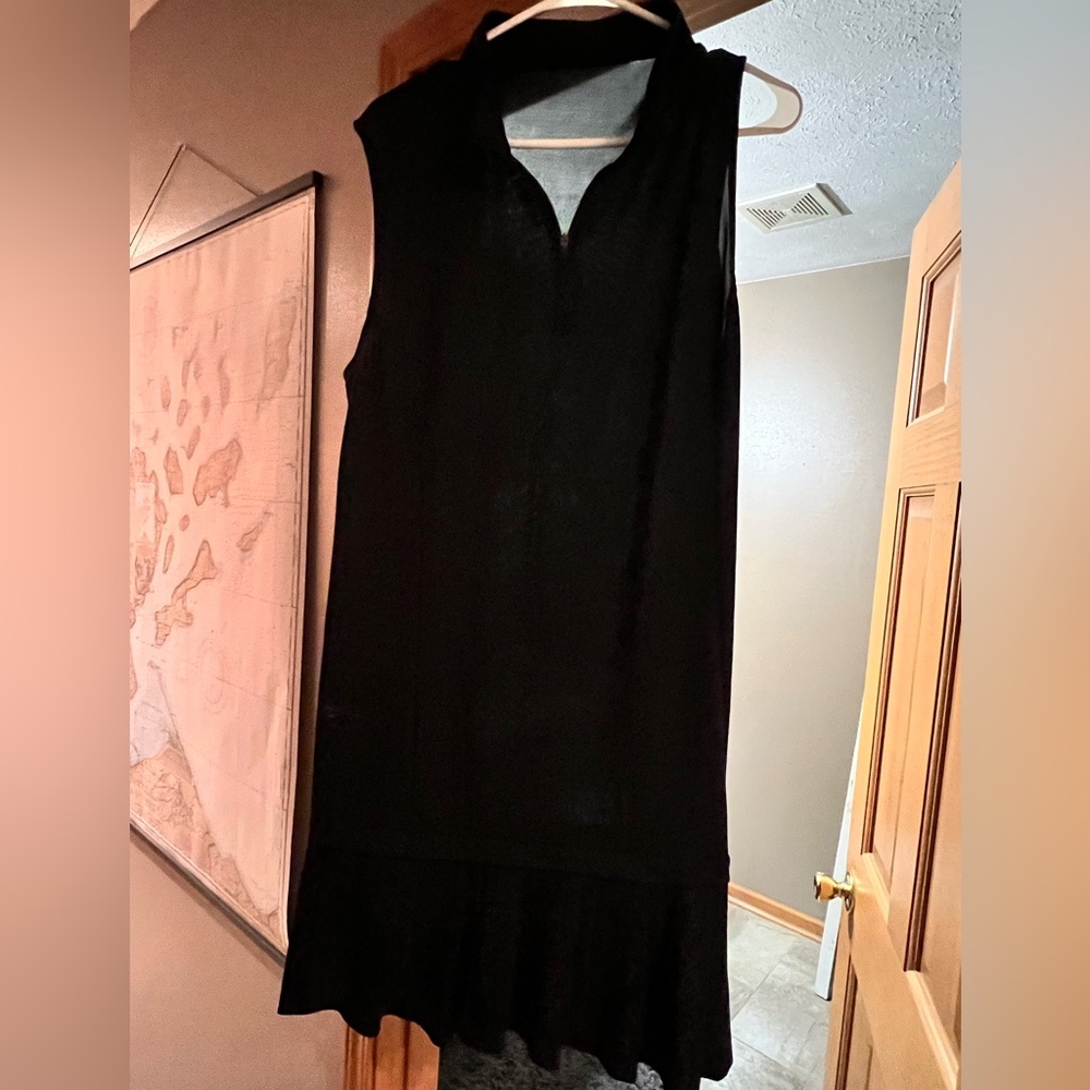Never worn Zyia black athletic dress with pleats